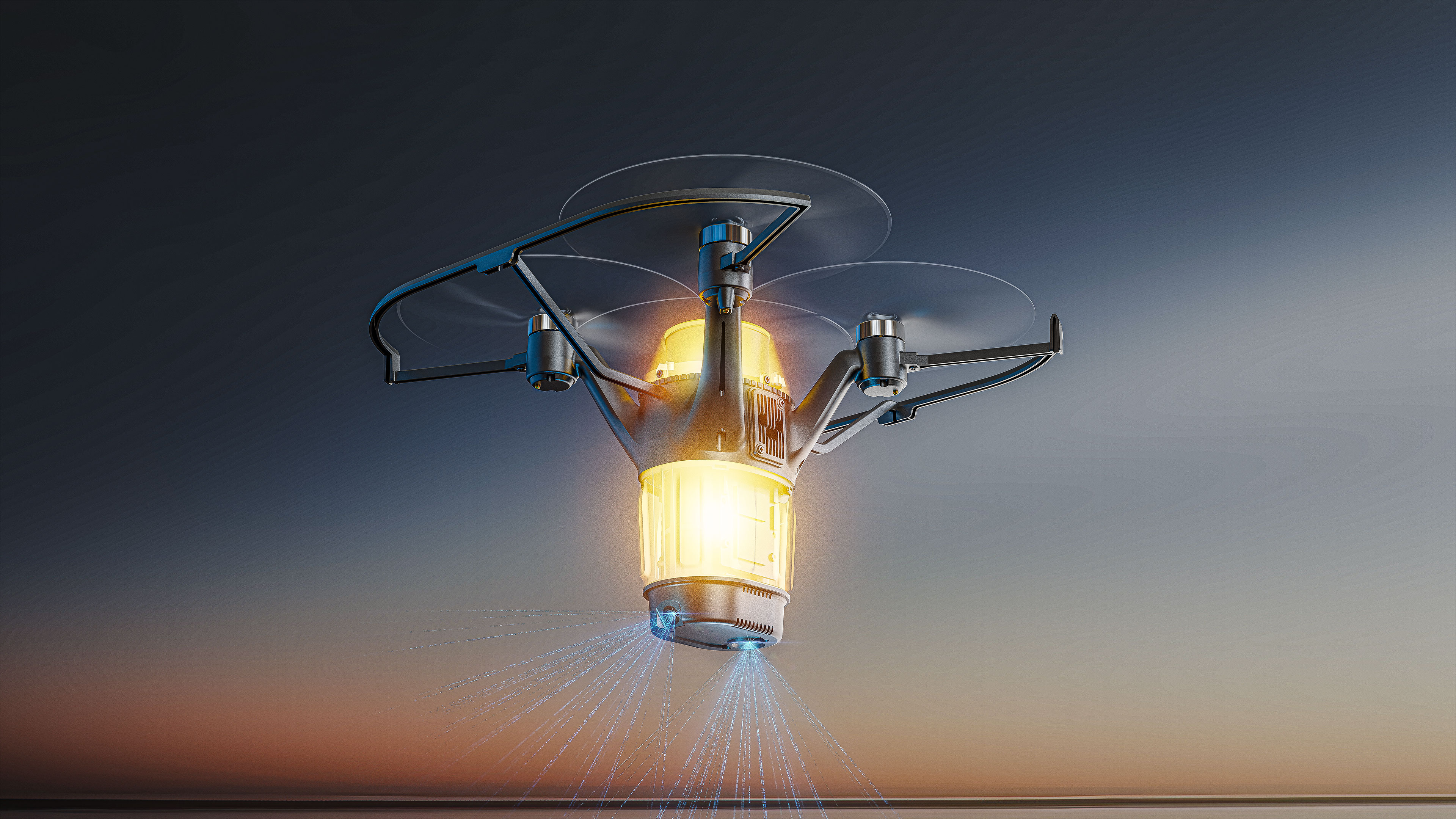 The industry's lightest outdoor formation drone