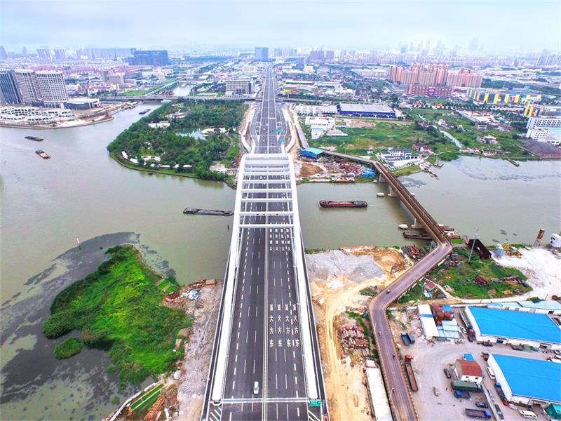 吴东快速路 斜港大桥